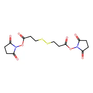 3,3'-Dithiobis(succinimidyl propionate) structure