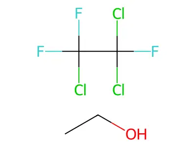 Ethanol, mixt. with 1,1,2-trichloro-1,2,2-trifluoroethane structure