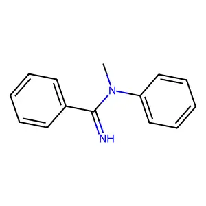 N-Methyl-N-phenylbenzenecarboximidamide structure
