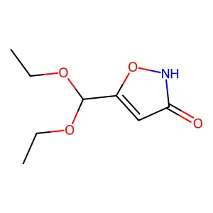 5-Diethoxymethyl-3-isoxazolol structure