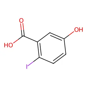 5-Hydroxy-2-iodobenzoic acid structure