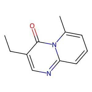 4H-Pyrido[1,2-a]pyrimidin-4-one, 3-ethyl-6-methyl- structure