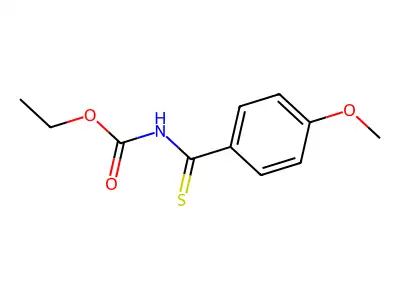 ethyl N-(4-methoxybenzenecarbothioyl)carbamate structure