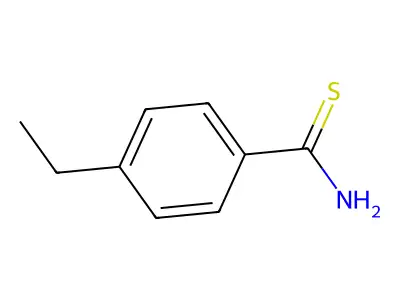 4-Ethylbenzenecarbothioamide structure