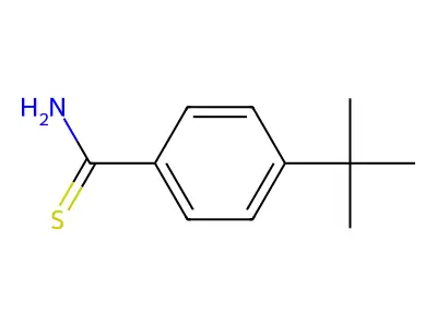 4-tert-Butylbenzene-1-carbothioamide structure