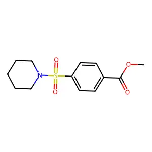 Methyl 4-(piperidine-1-sulfonyl)benzoate structure