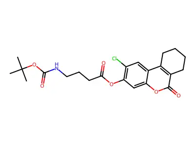 C22H26ClNO6 structure