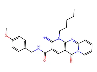 C25H27N5O3 structure