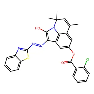 C28H21ClN4O3S structure