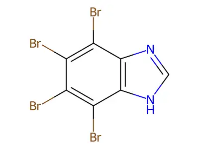 4,5,6,7-Tetrabromobenzimidazole structure