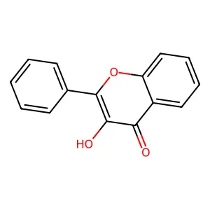 3-羟基黄酮 structure