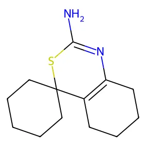5,6,7,8-Tetrahydrospiro[3,1-benzothiazine-4,1'-cyclohexan]-2-amine structure