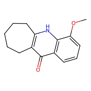 11H-Cyclohepta(b)quinolin-11-one, 5,6,7,8,9,10-hexahydro-4-methoxy- structure