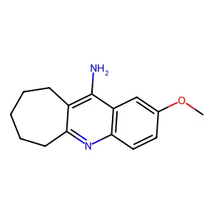 7,8,9,10-Tetrahydro-2-methoxy-6H-cyclohepta(b)quinolin-11-amine structure