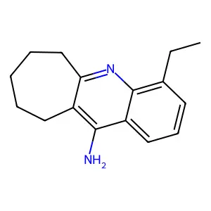 6H-Cyclohepta(b)quinoline, 7,8,9,10-tetrahydro-11-amino-4-ethyl- structure