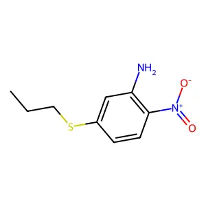 2-Nitro-5-(propylthio)aniline structure