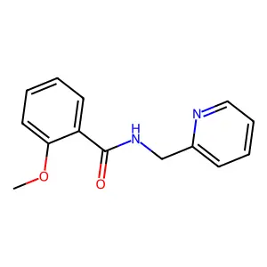 2-methoxy-N-(pyridin-2-ylmethyl)benzamide structure
