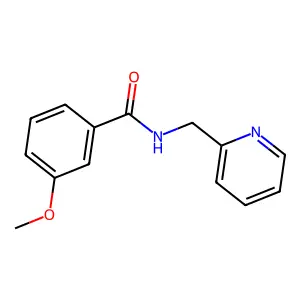 3-methoxy-N-(pyridin-2-ylmethyl)benzamide structure