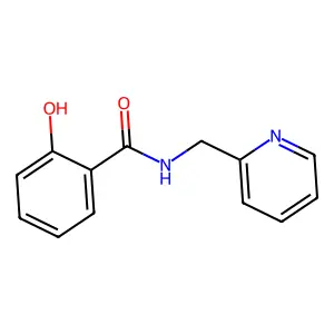 2-hydroxy-N-((pyridin-2-yl)methyl)benzamide structure
