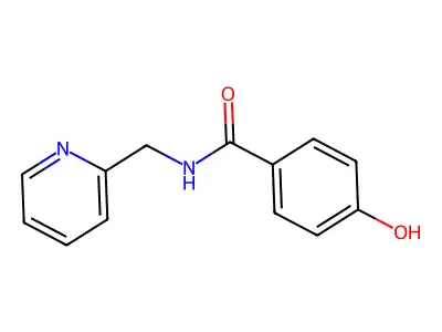 4-hydroxy-N-(2-pyridinylmethyl)benzamide structure