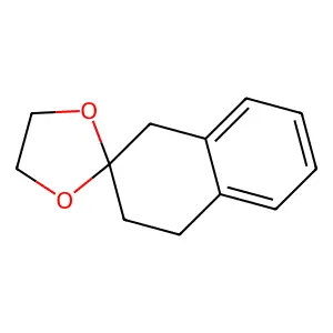 Spiro[1,3-dioxolane-2,2'(1'H)-naphthalene], 3',4'-dihydro- structure