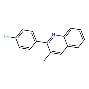 2-(4-Fluorophenyl)-3-methylquinoline structure