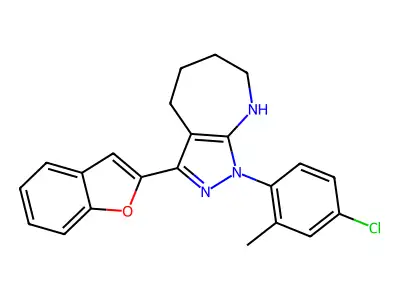 Pyrazolo[3,4-b]azepine,3- -1- -1,4,5,6,7,8-hexahydro- structure