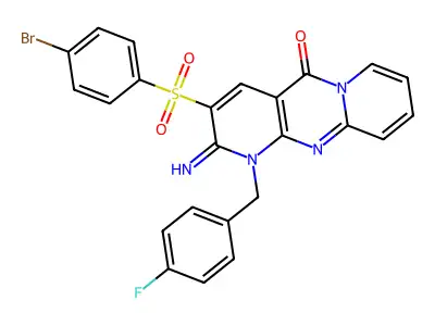 C24H16BrFN4O3S structure
