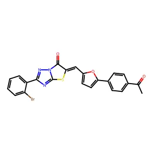 C23H14BrN3O3S structure