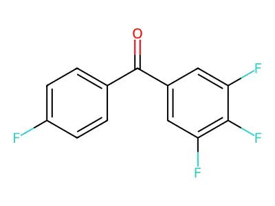 3,4,4',5-Tetrafluorobenzophenone structure