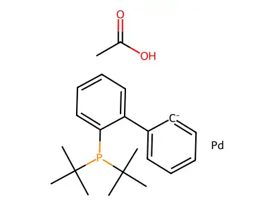 2-(Di-tert-butylphosphino)biphenyl structure