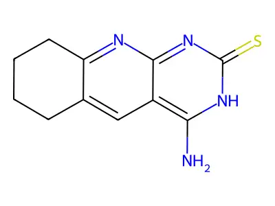 4-amino-6,7,8,9-tetrahydropyrimido[4,5-b]quinoline-2(1H)-thione structure