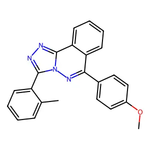 6-(4-Methoxyphenyl)-3-(2-methylphenyl)-[1,2,4]triazolo[3,4-a]phthalazine structure