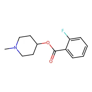 1-Methylpiperidin-4-yl 2-fluorobenzoate structure