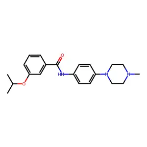 3-Isopropoxy-N-[4-(4-methyl-piperazin-1-yl)-phenyl]-benzamide structure