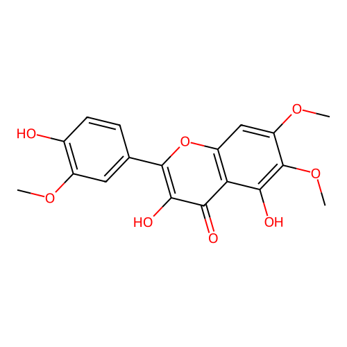 3,4',5-Trihydroxy-3',6,7-trimethoxyflavone structure