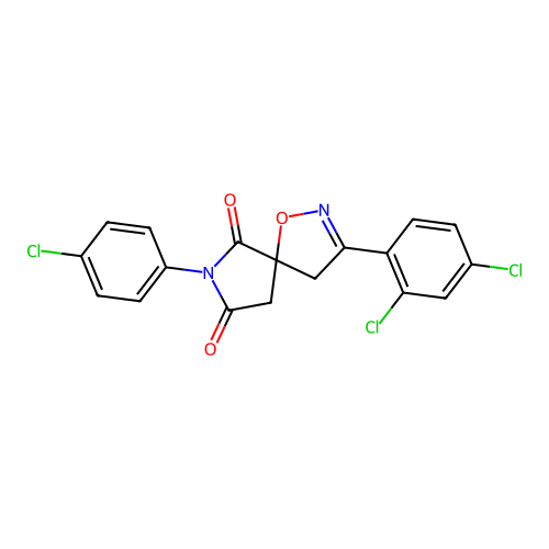C18H11Cl3N2O3 structure