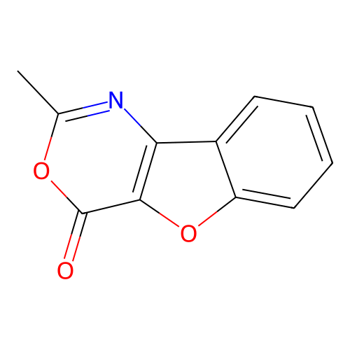 2-methyl-4H-[1]benzofuro[3,2-d][1,3]oxazin-4-one structure