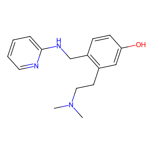 o-Desmethylpyrilamine structure