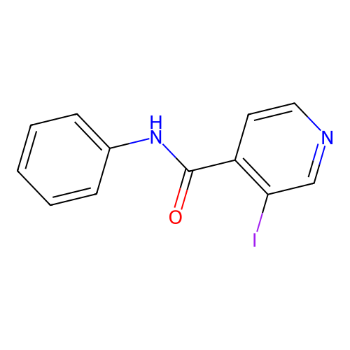 3-iodo-N-phenylisonicotinamide structure