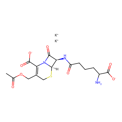 C16H21N3O8S.xK structure