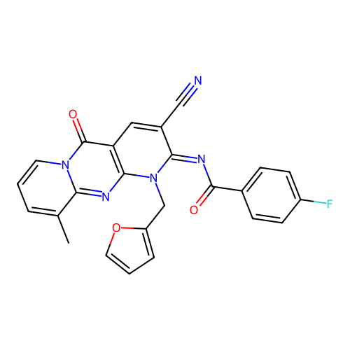 C25H16FN5O3 structure