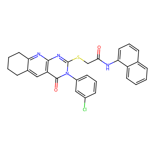 C29H23ClN4O2S structure
