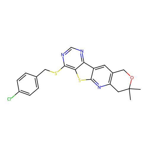 C21H18ClN3OS2 structure