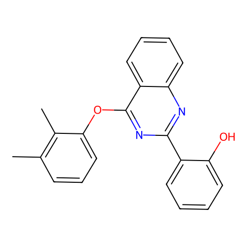 2-(4-(2,3-Dimethylphenoxy)quinazolin-2-yl)phenol structure