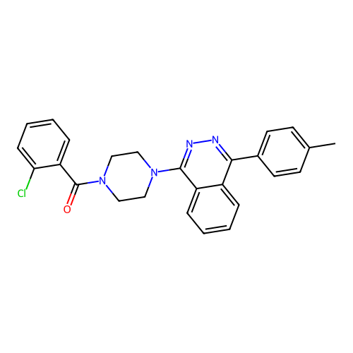 1-[4-(2-Chlorobenzoyl)piperazin-1-yl]-4-(4-methylphenyl)phthalazine structure