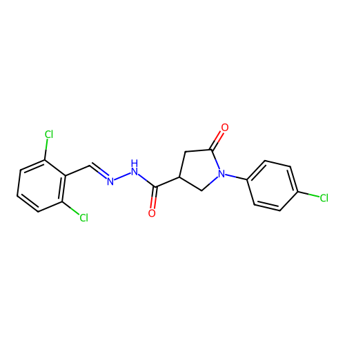 C18H14Cl3N3O2 structure