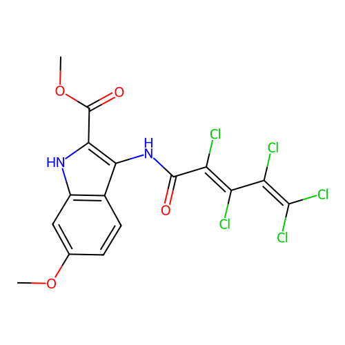C16H11Cl5N2O4 structure