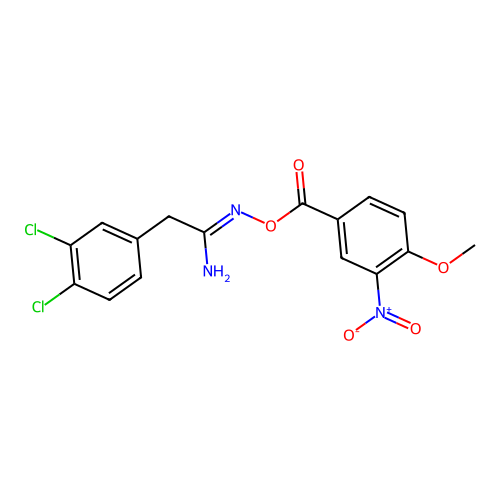 C16H13Cl2N3O5 structure