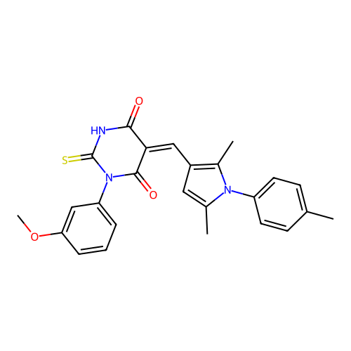 C25H23N3O3S structure